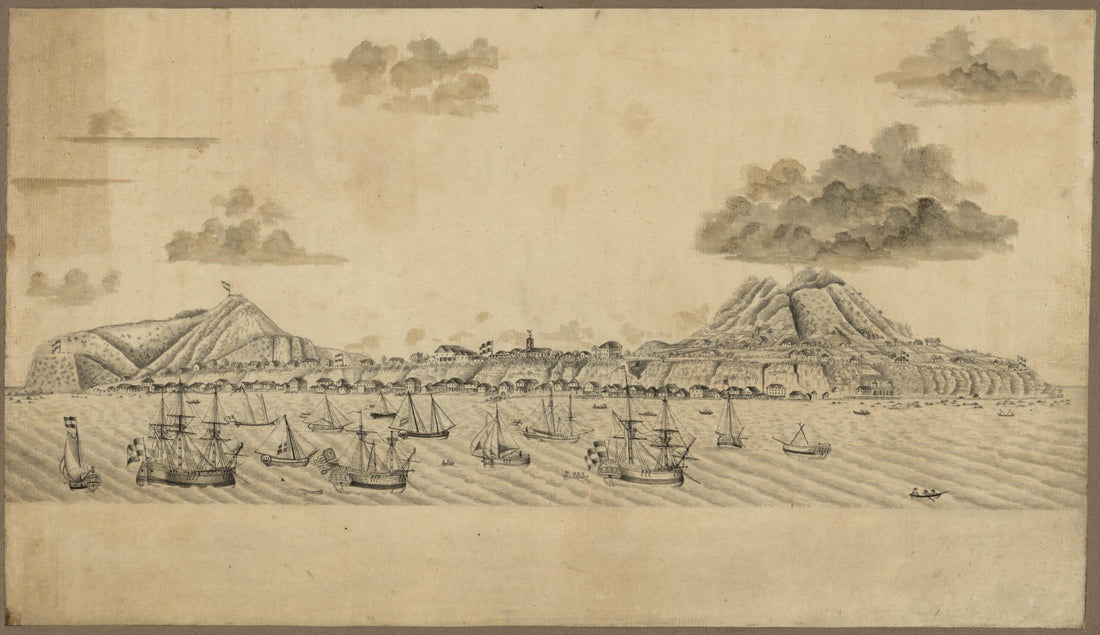 This old map of St. Eustatius, Leeward Islands from 1770 was created by in 1770