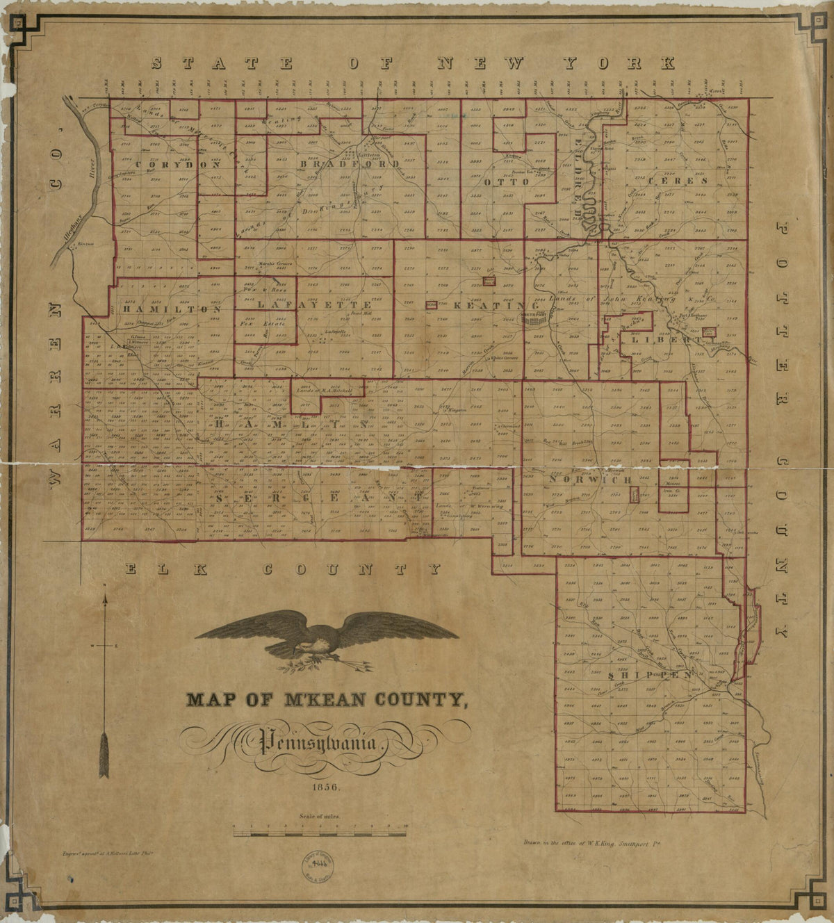 Map of M&