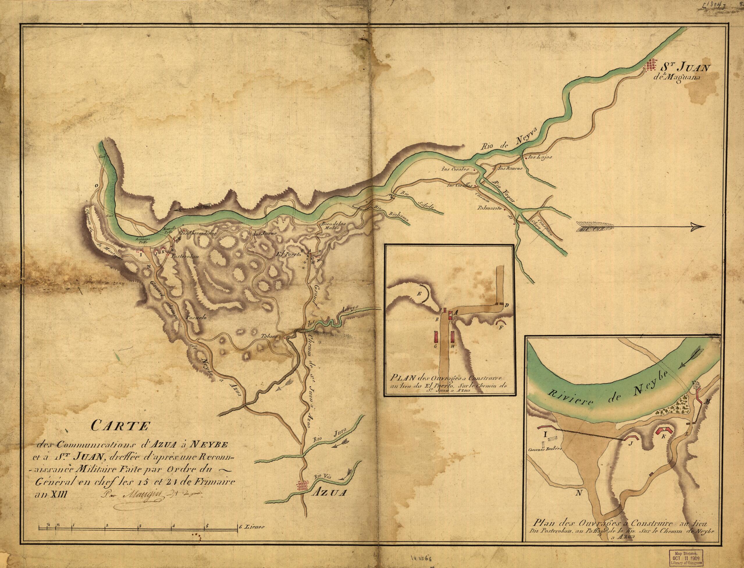 This old map of Carte Des Communications D&