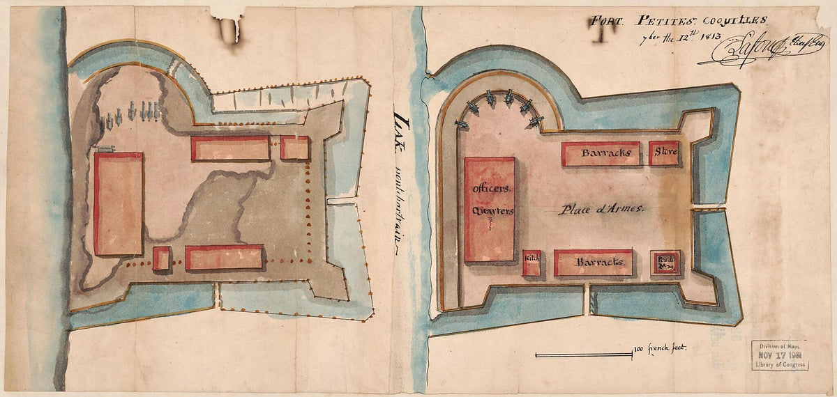 Ber the 12th 1813 by Relic Map Company