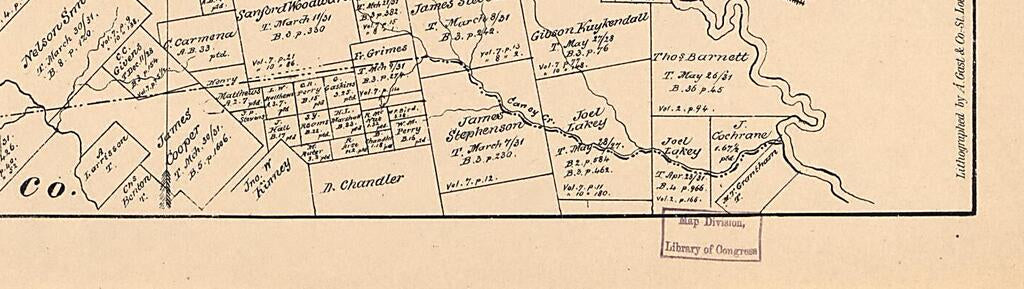This old map of Map of Washington County, Texas from 1879 was created by  August Gast & Co,  Texas. General Land Office, W. C. (William C.) Walsh in 1879