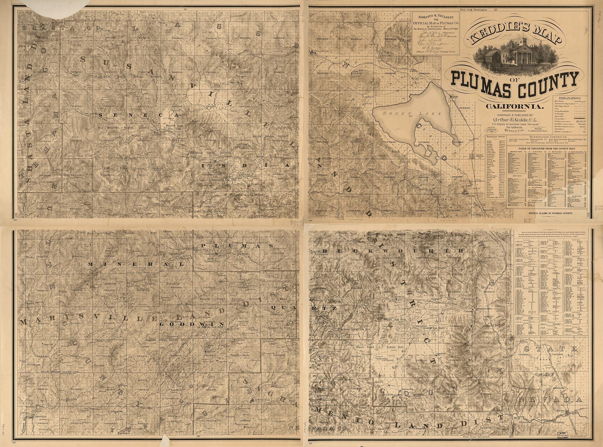 This old map of Keddie&