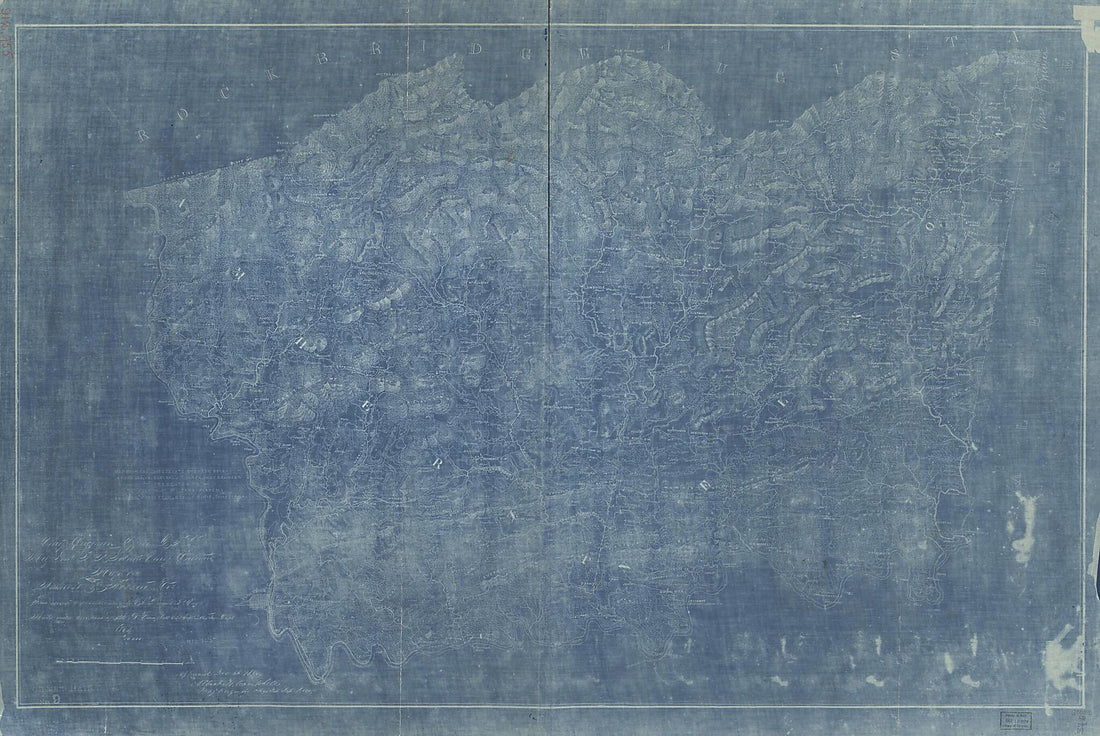 This old map of Map of Amherst & Nelson Cos. (Map of Amherst and Nelson Counties, Chief Engineer&