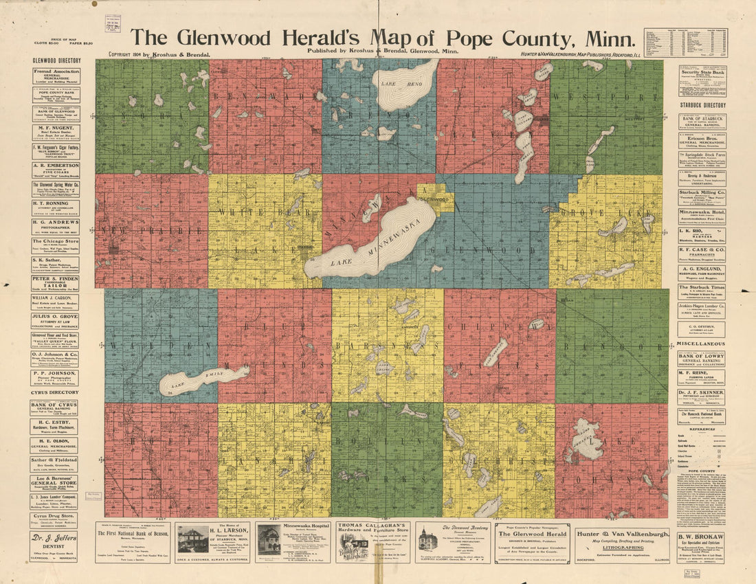 This old map of The Glenwood Herald&