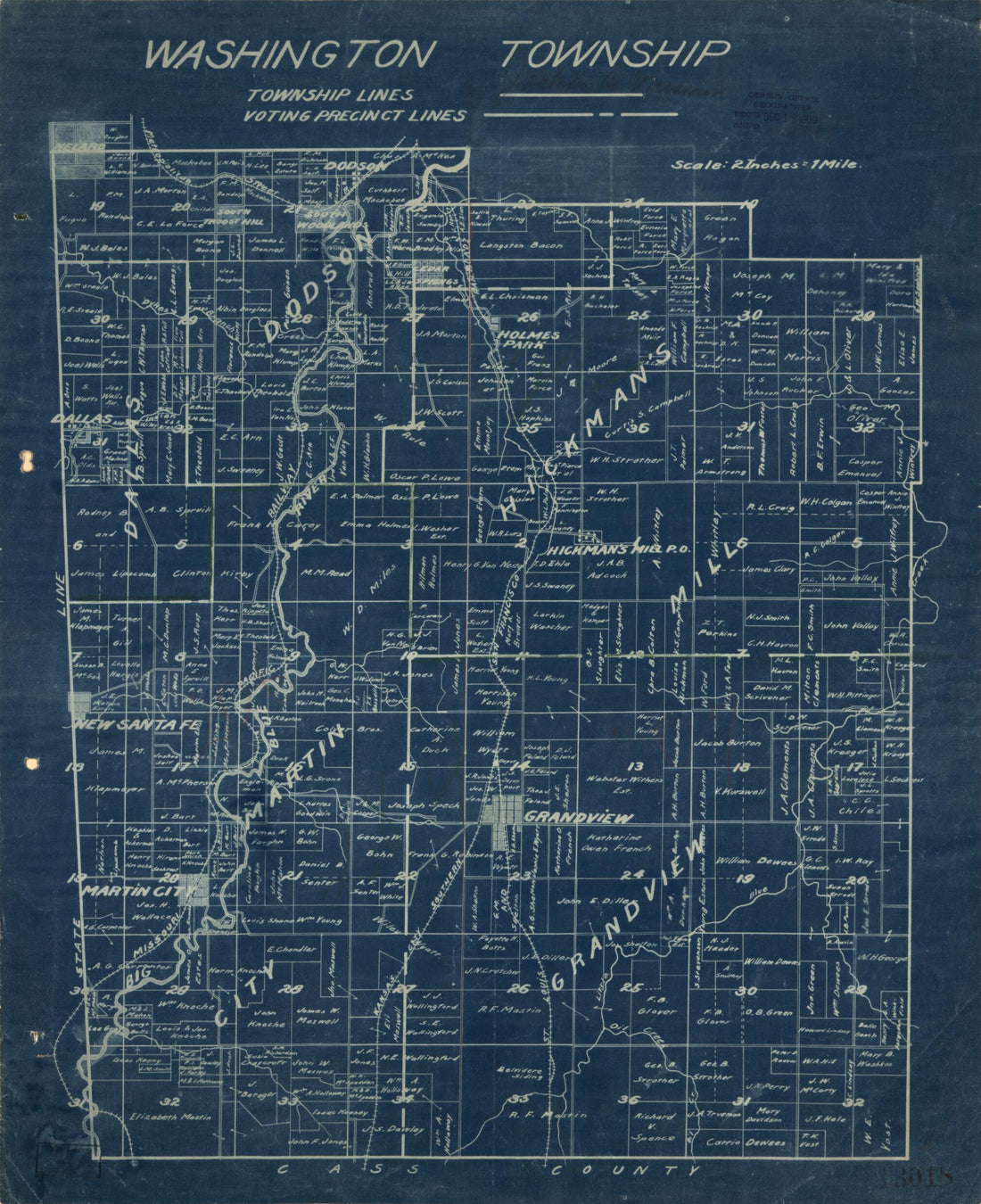 This old map of Washington Township from 1880 was created by in 1880