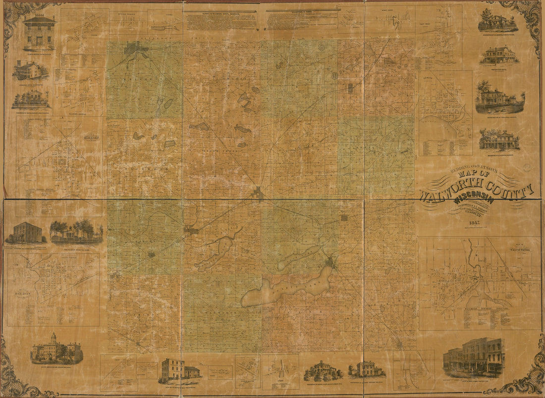 This old map of Redding and Watson&