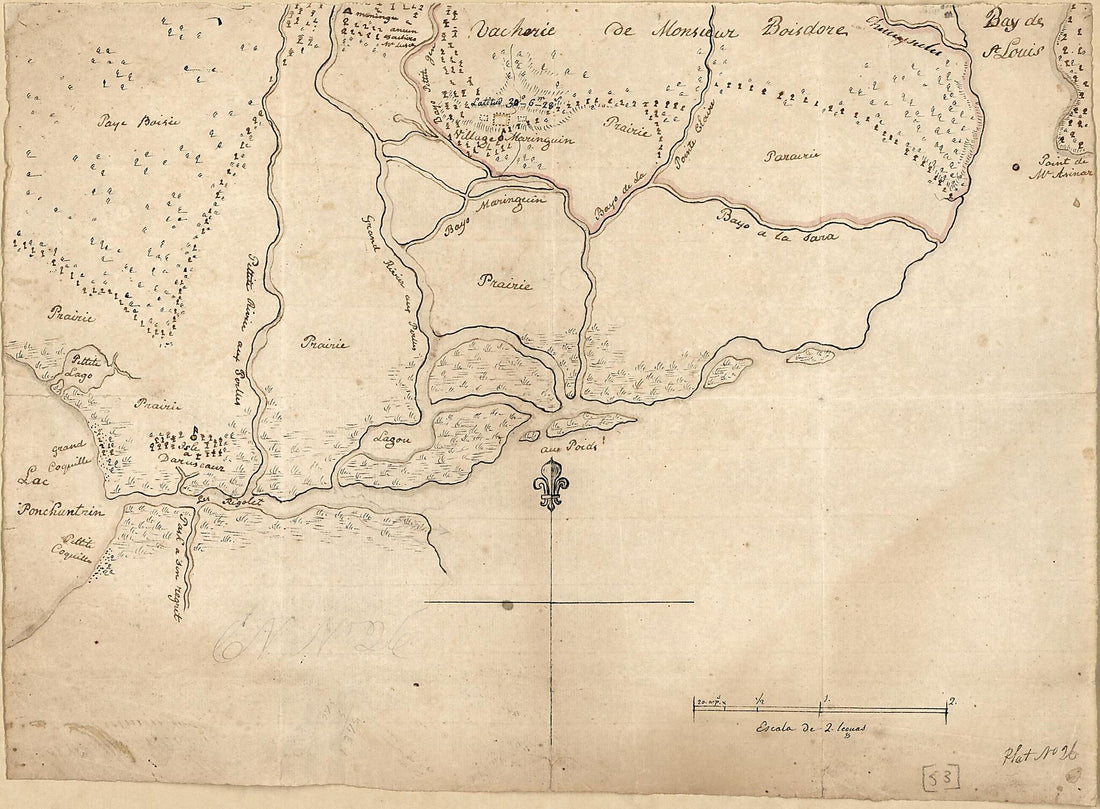 This old map of Map of the Rigolet and the Mouth of the Pearl River, Louisiana and Mississippi from 1800 was created by Vicente Sebastián Pintado in 1800
