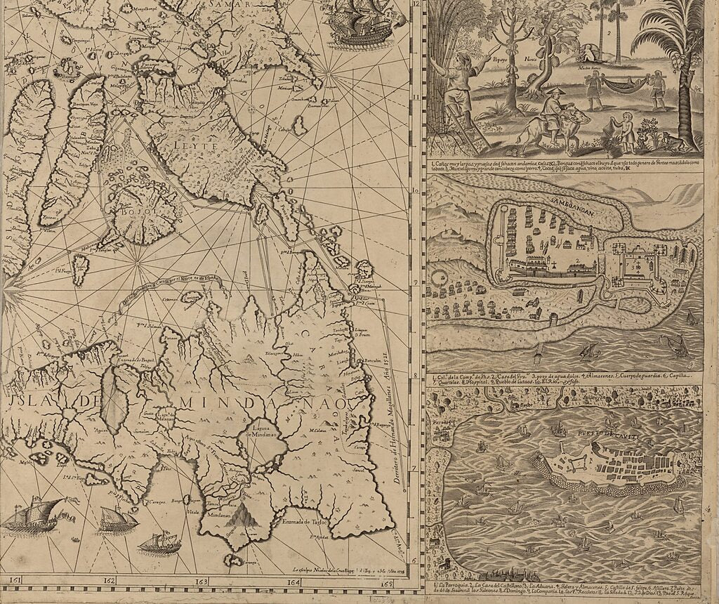 This old map of Carta Hydrographica Y Chorographica De Las Yslas Filipinas : Dedicada Al Rey Nuestro Señor Por El Mariscal D. Campo D. Fernando Valdes Tamon Cavallo Del Orden De Santiago De Govor. Y Capn from 1734 was created by Nicolás De La Cruz Baga