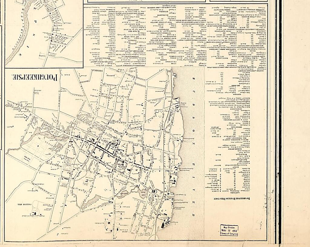 This old map of Map of Dutchess County, New York : from Actual Surveys from 1858 was created by Chas. (Charles) Bachman, G. H. Corey, John E. Gillette, Robert Pearsall Smith in 1858