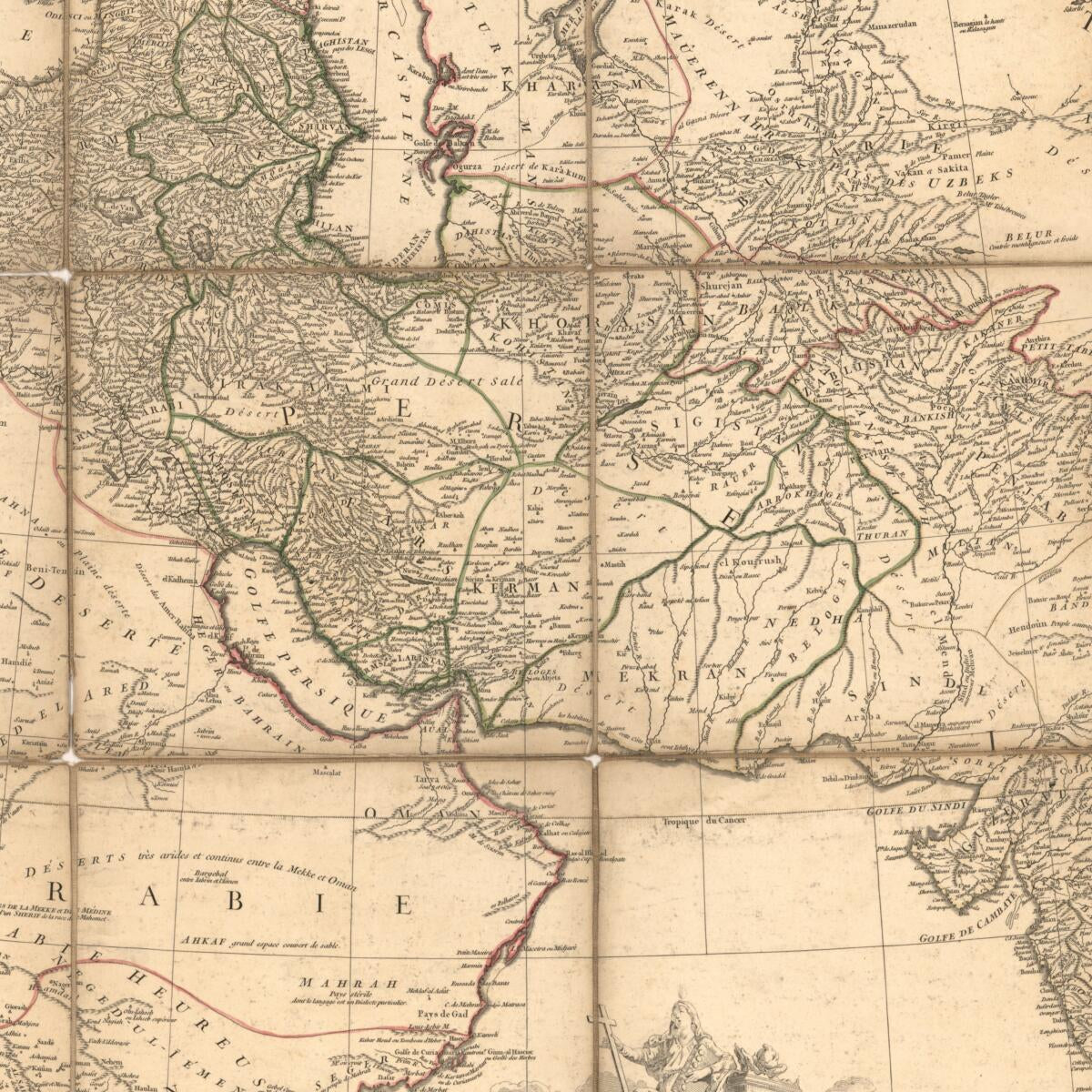 This old map of Premiere Partie De La Carte D&