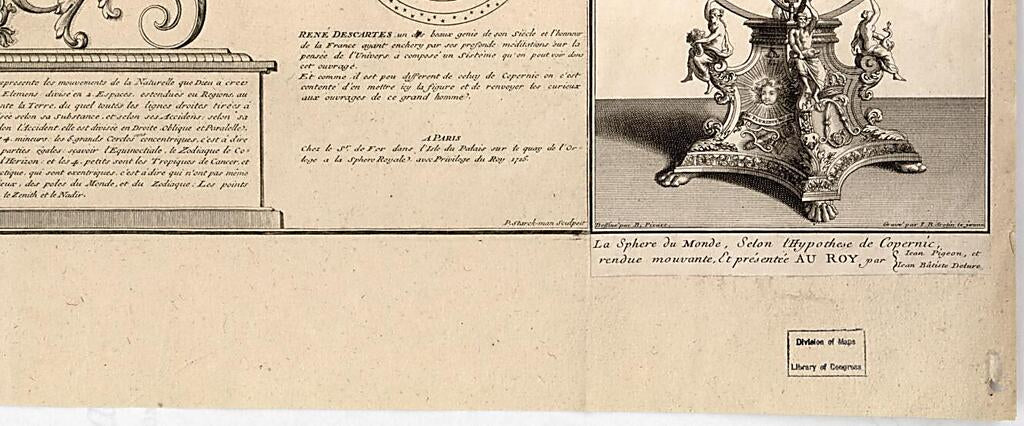 This old map of La Sphere Artificielle Ou Armilaire Oblique : Elevée Sur L&