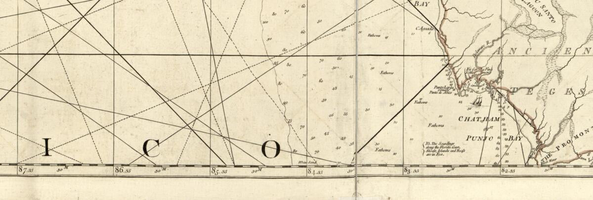 This old map of The Coast of West Florida and Louisiana : the Peninsula and Gulf of Florida Or Channel of Bahama With the Bahama Islands (Peninsula and Gulf of Florida Or Channel of Bahama With the Bahama Islands) from 1775 was created by Thomas Jefferys