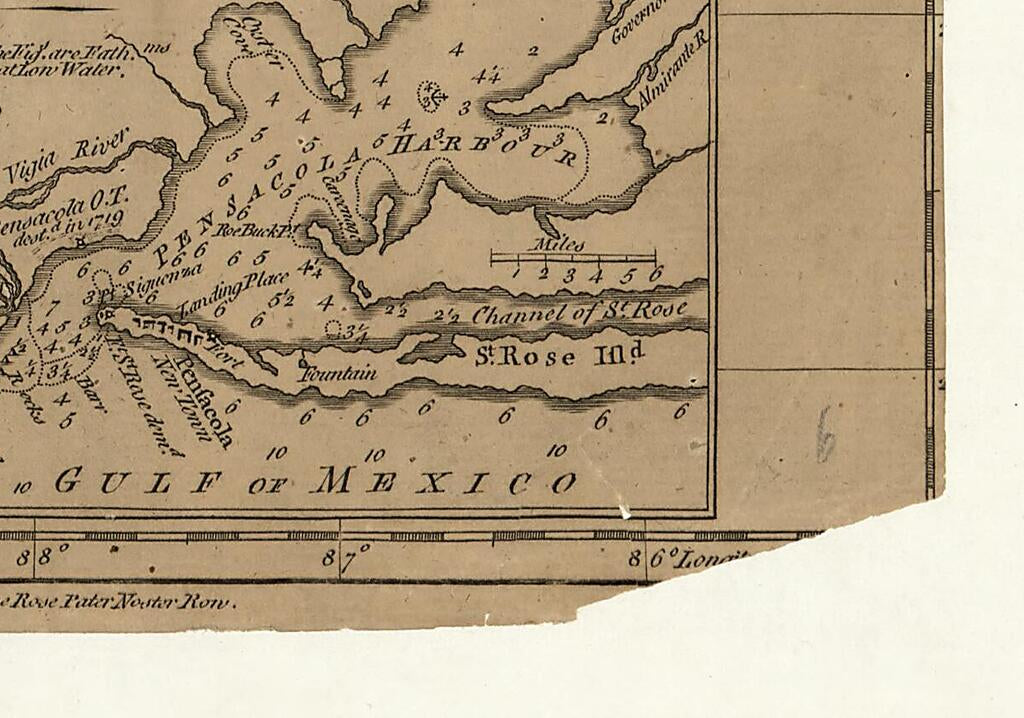 This old map of Map of the Province of West Florida from 1781 was created by Thomas Kitchin in 1781