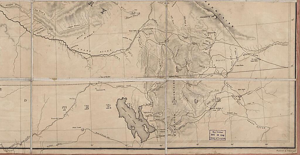 This old map of Map of the State of Oregon and Washington Territory from 1859 was created by John B. (John Buchanan) Floyd in 1859