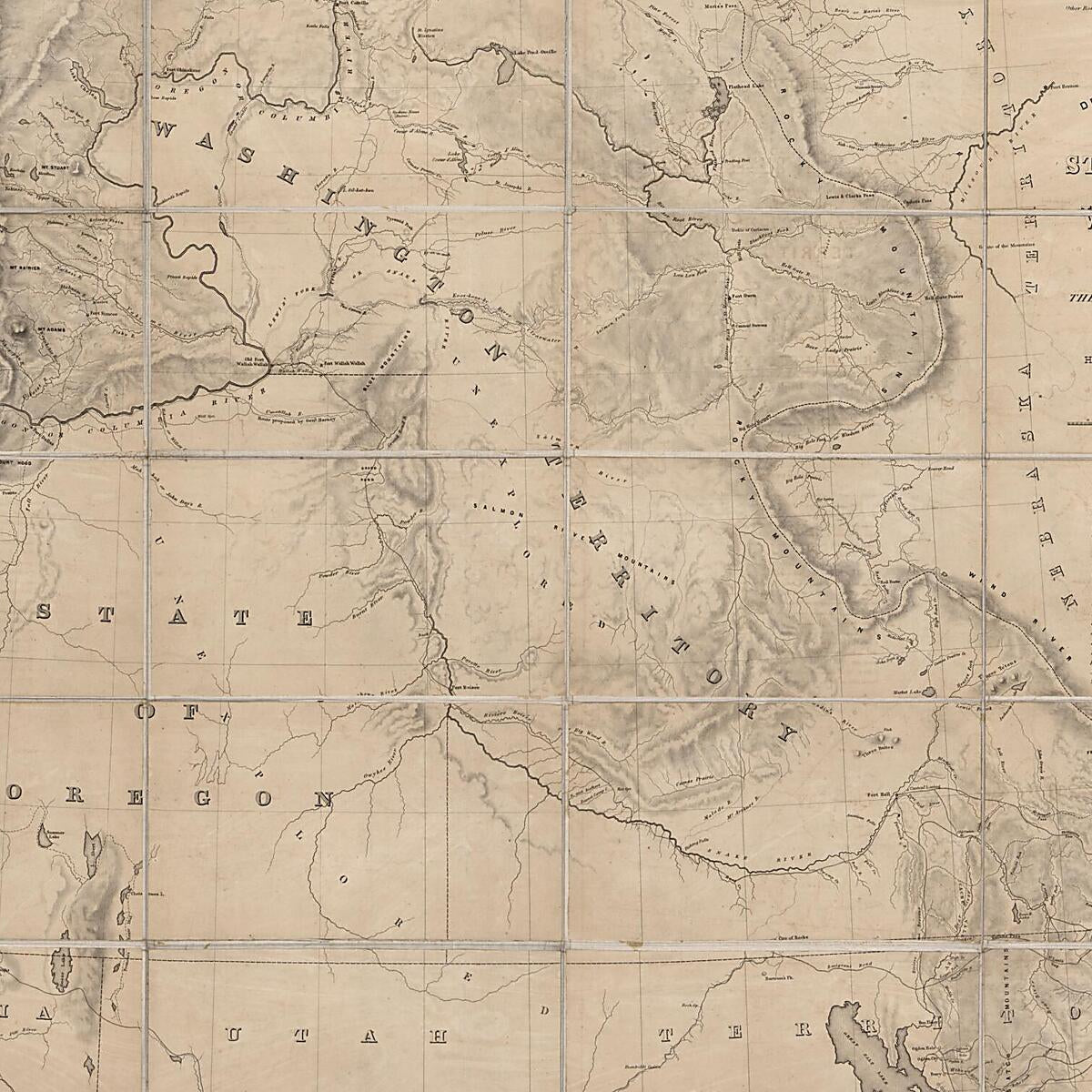 This old map of Map of the State of Oregon and Washington Territory from 1859 was created by John B. (John Buchanan) Floyd in 1859