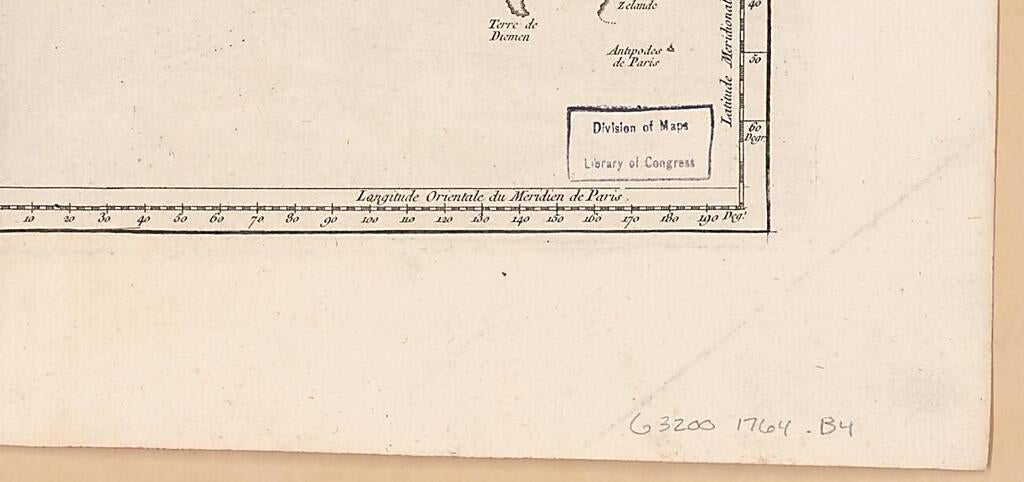 This old map of Carte Reduite Du Globe Terrestre from 1704 was created by Jacques Nicolas Bellin in 1704
