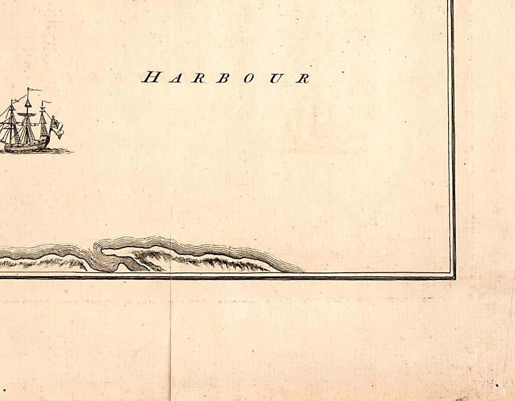 This old map of A Plan of the Town of Halifax In Nova Scotia from 1749 was created by Moses Harris in 1749