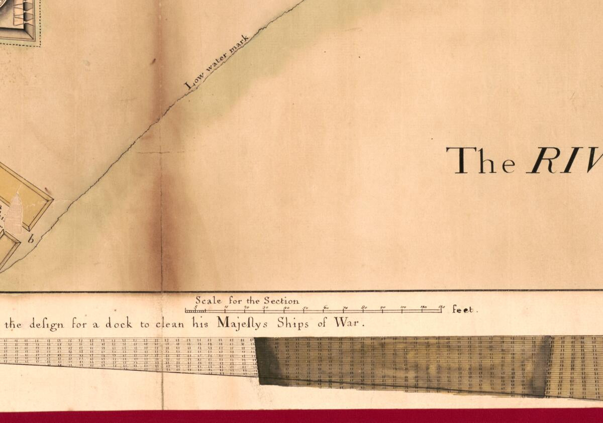 This old map of Plan of Annapolis Royal In Nova Scotia from 1744 was created by  in 1744