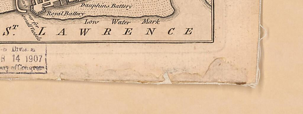 This old map of A Plan of Quebec, Metropolis of Canada In North America from 1759 was created by  in 1759