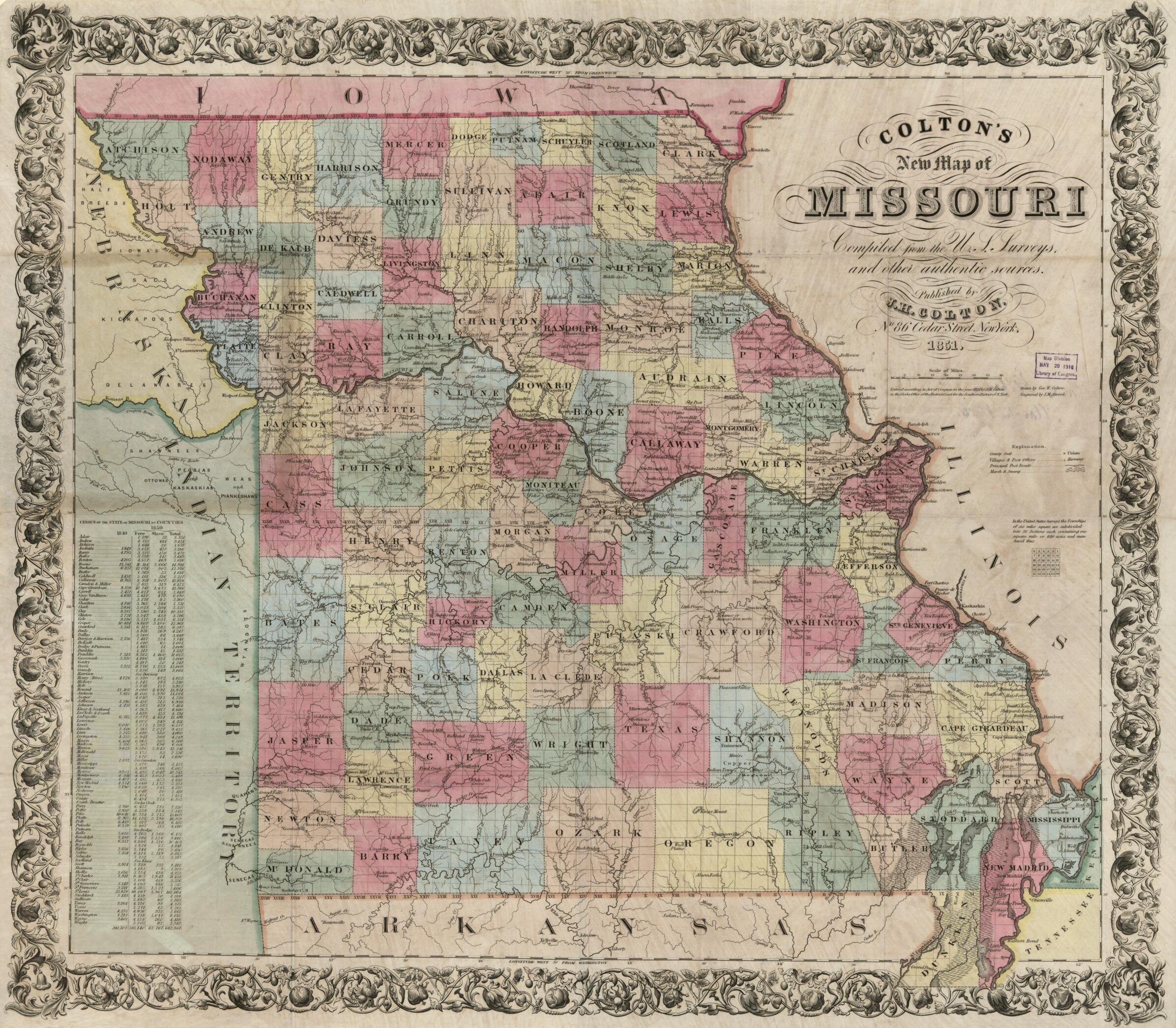 This old map of Colton&