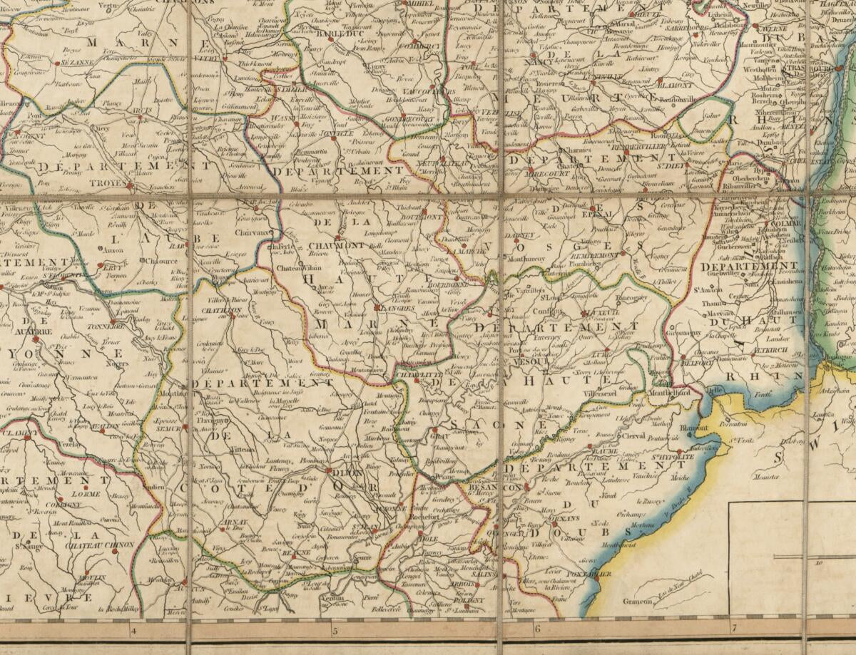 This old map of A Map of the Present Seat of War On the Northern Part of France, Including the Netherlands, Part of Germany &c (Northern France Map of War In from 1793) was created by John Cary, Millard Fillmore in 1793