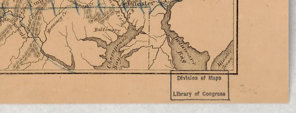 This old map of Map Showing French Occupation of the Ohio Valley : Taken from Mr. Robert&