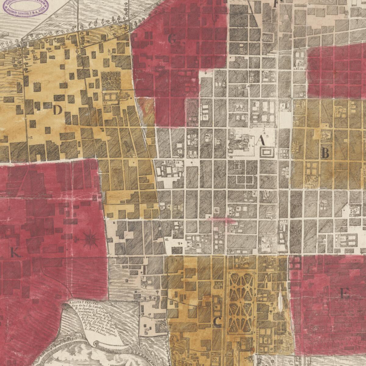 This old map of Plano De La Nobilísima Ciudad De México (Mexico Tenux Titlan Ciudad De La America La Mas Hermosa, Y Rica Asiento De Los Exmos. Sres. Virreyes De Esta Nueva España) from 1778 was created by Ildefonso De Iniesta Bejarano, Manuel De Villa