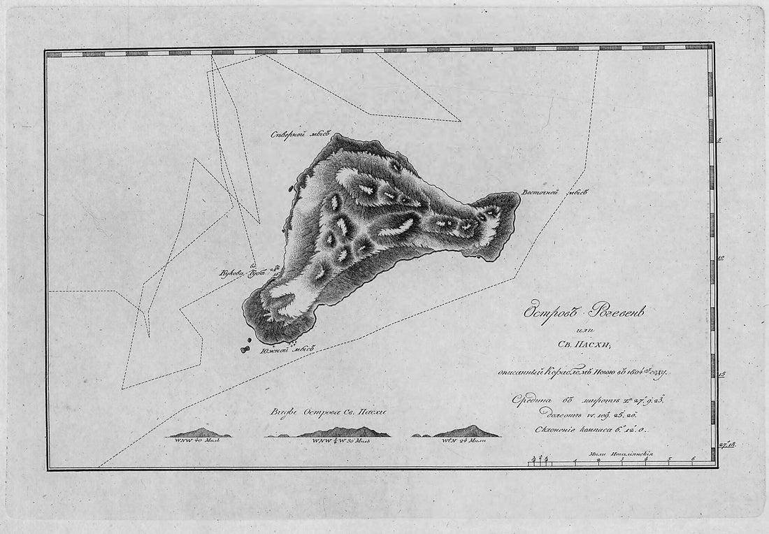 This old map of Ostrov Rogeven&