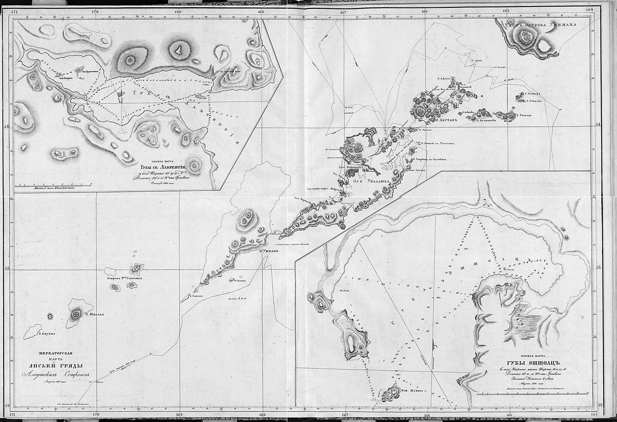 This old map of Merkatorskai︠a︡ Karta Lis&