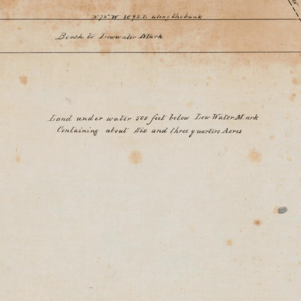 This old map of Survey and Map of the Lands Under Water In Front of the Farm of Jasper Terry : Staten Island, New York from 1831 was created by John Totten,  U.S. Coast and Geodetic Survey in 1831