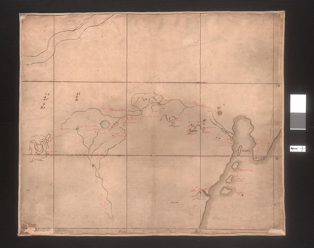 This old map of Map of Bahia. (Mapa Da Bahia) from 1700 was created by in 1700
