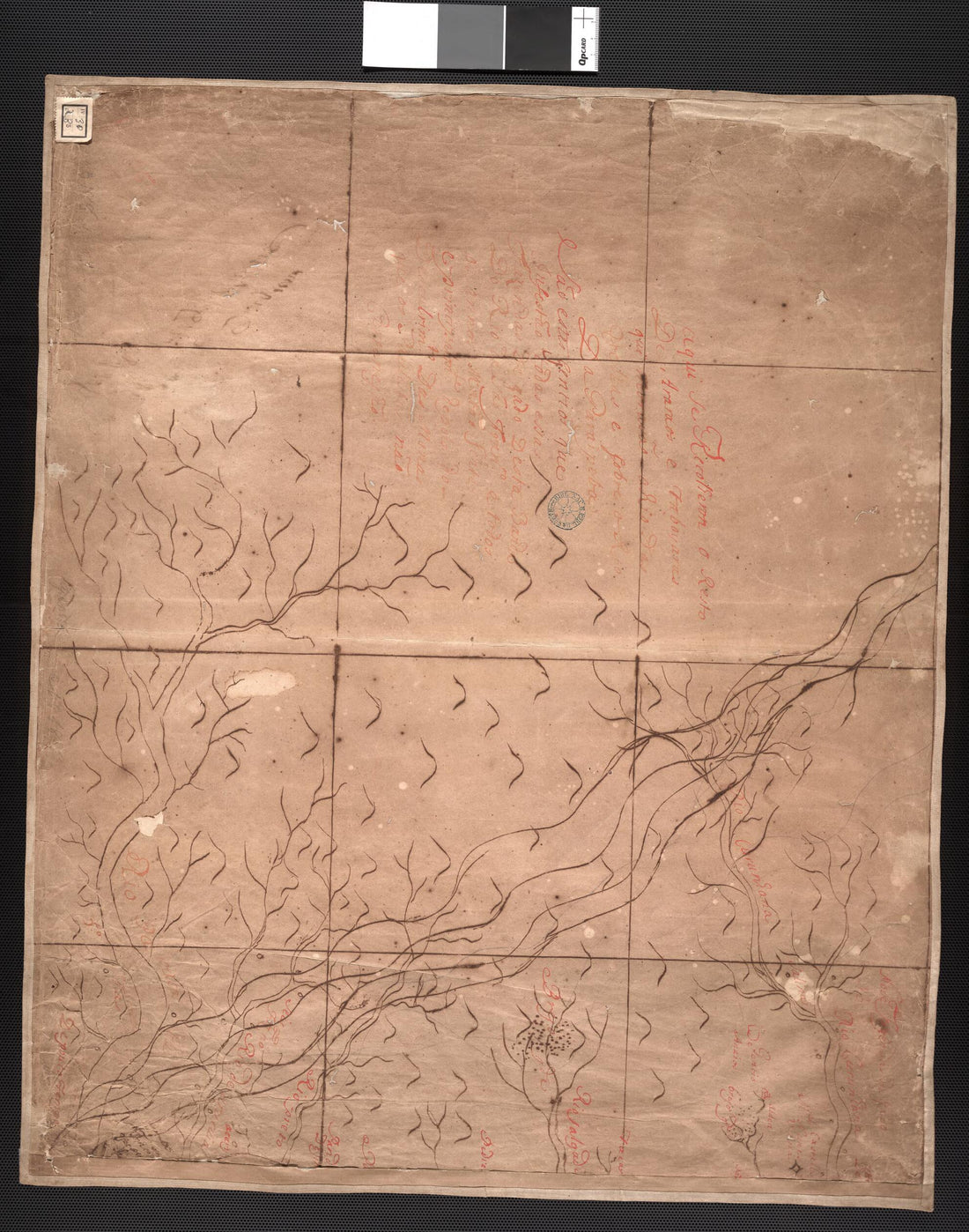 This old map of Demonstration of the São Francisco River In Minas Gerais. (Demonstração Do Rio São Francisco, Em Minas Gerais) from 1700 was created by in 1700