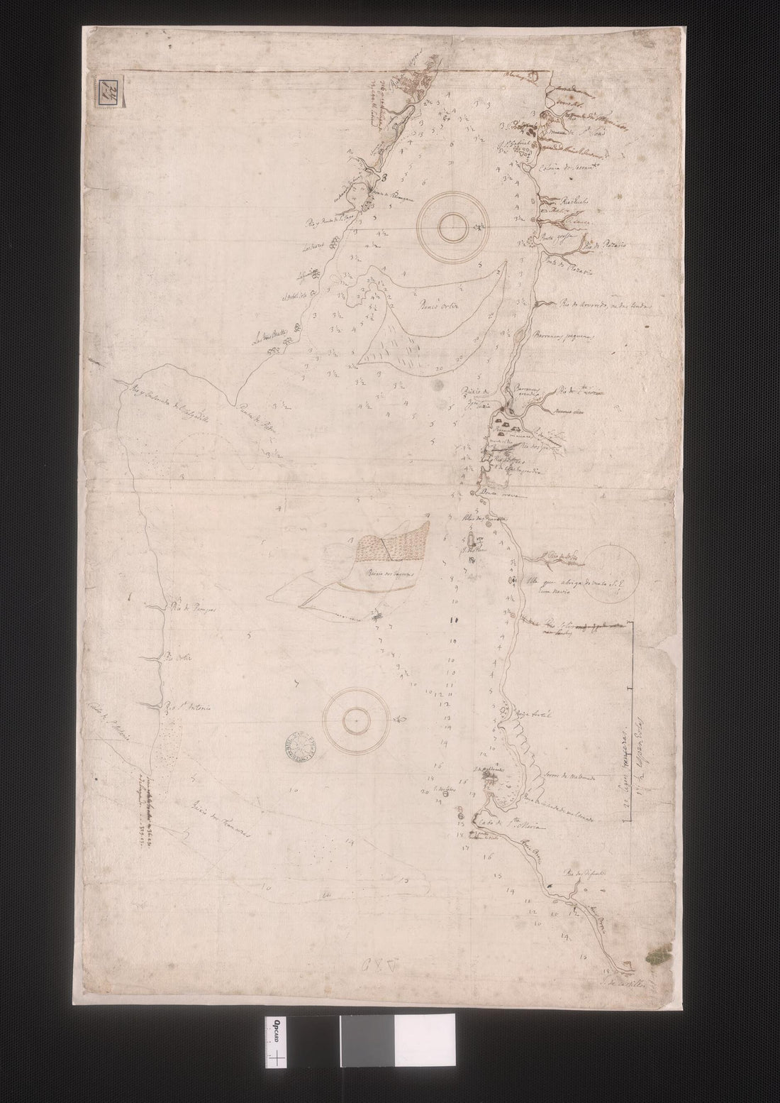 This old map of Map of the Prata River. (Mapa Do Estuário Do Prata) from 1700 was created by in 1700