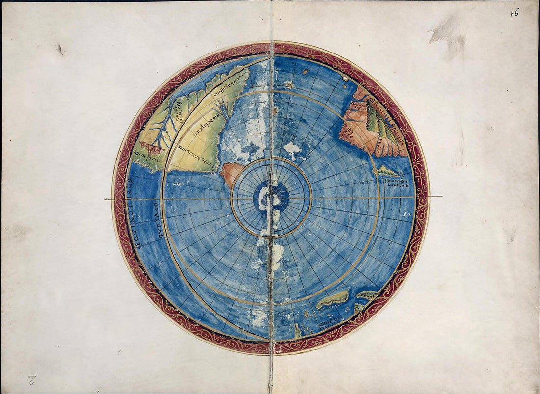This old map of Atlas of Battista Agnese. (Atlas De Battista Agnese) from 1544 was created by Battista Agnese in 1544