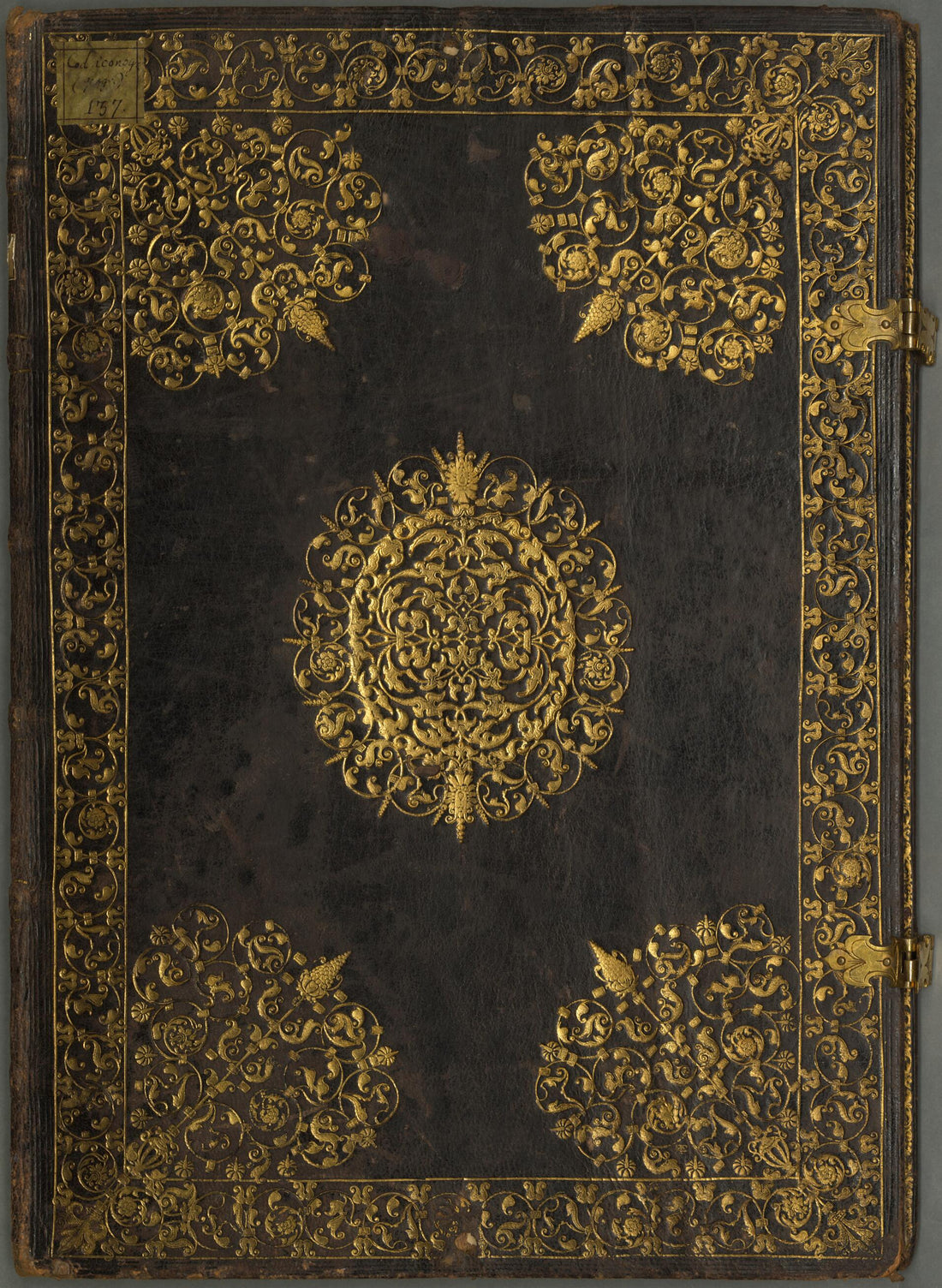 This old map of Atlas With Portolan Charts of the Old World and New World, from 1580. (Portulano) was created by Fernando Vaz Dourado in 1580