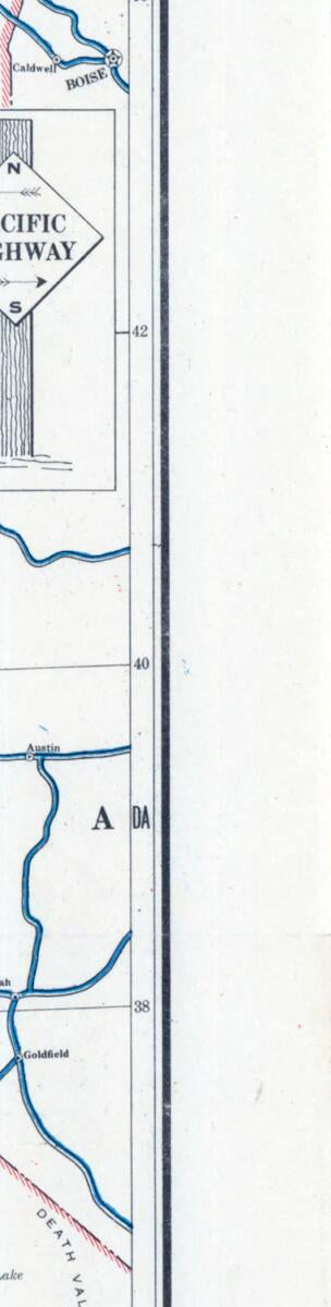 This old map of Map of the Pacific Highway. (Map of the Pacific Highway: Showing Every Town, Village and Hamlet Throughout Its Entire Length) from 1915 was created by  Automobile Club of Seattle,  Automobile Club of Southern California,  Inyo Good Road C