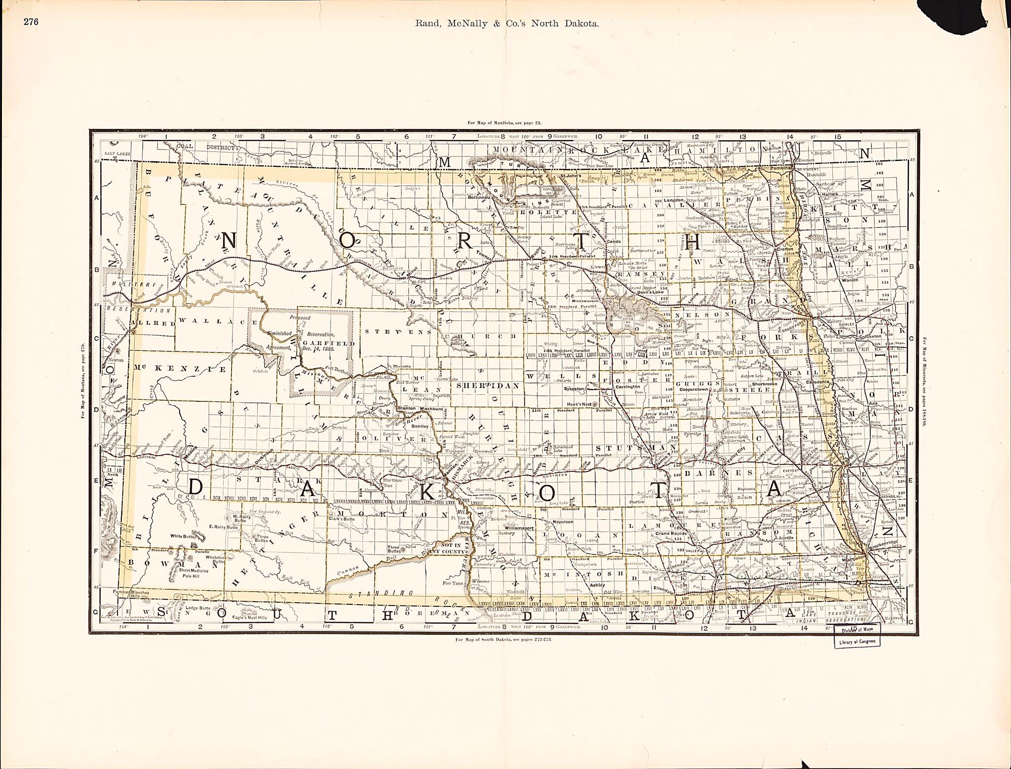 This old map of Rand, McNally & County&