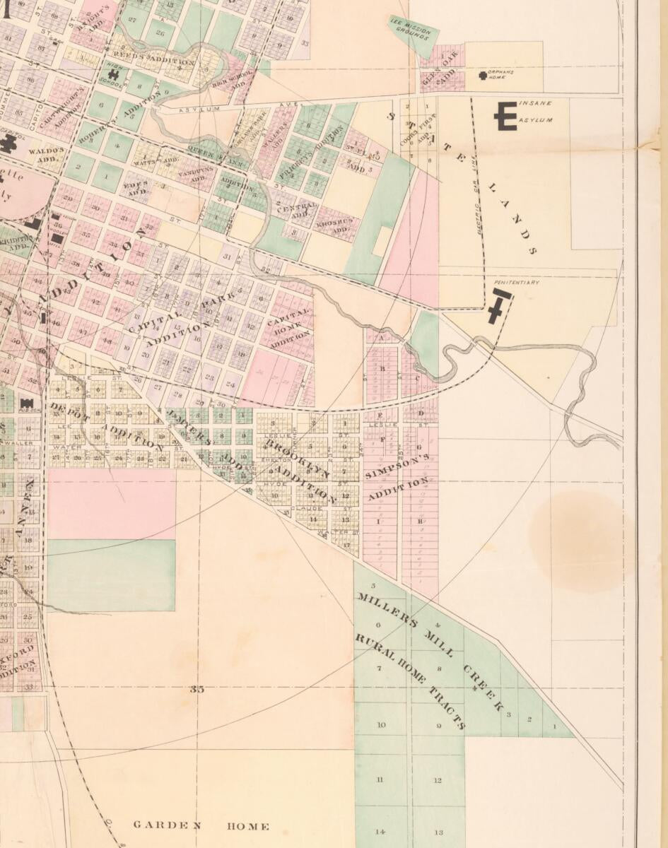 This old map of Map of Salem Oregon from 1892 was created by  Union Title Abstract Co in 1892