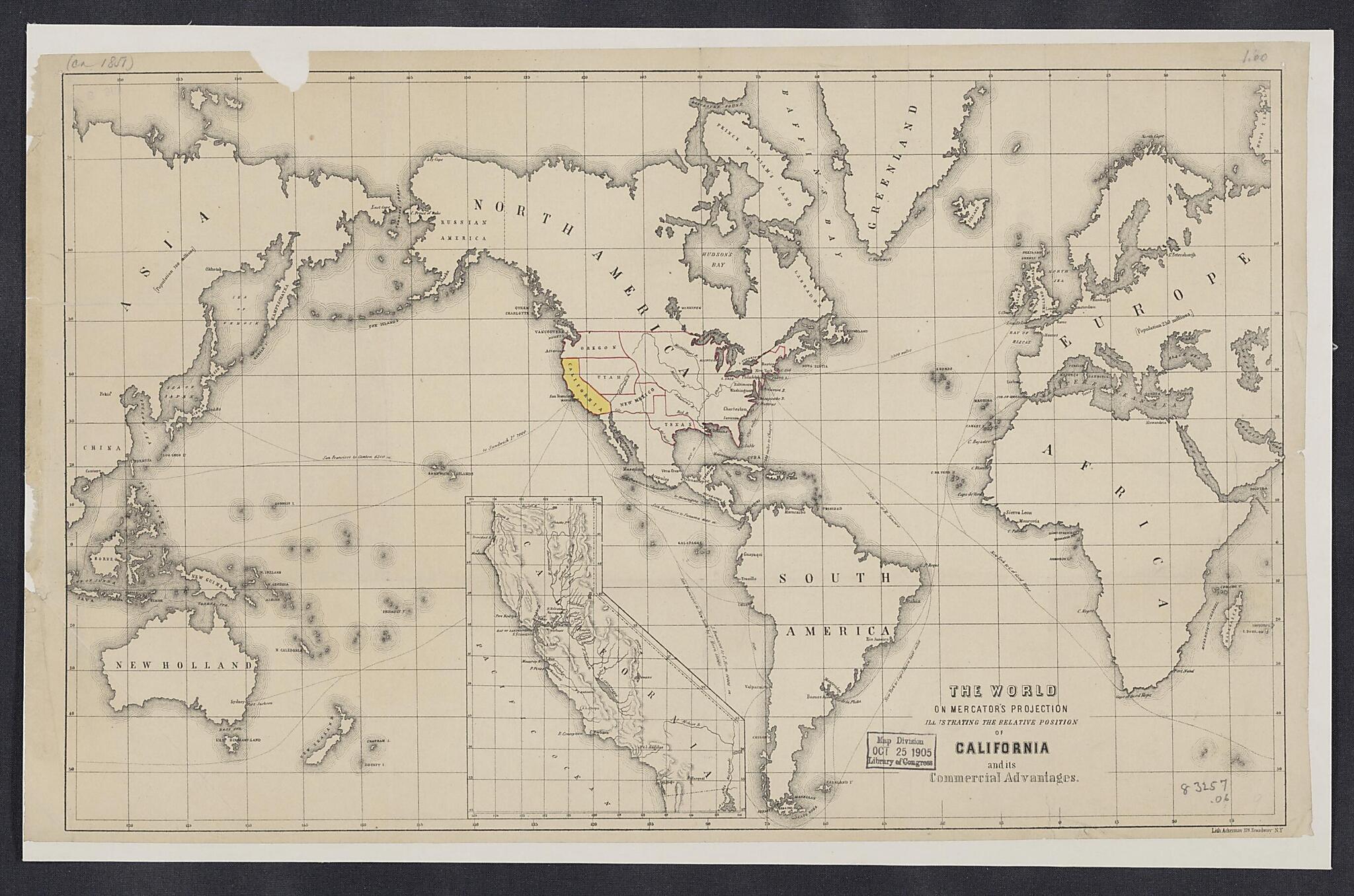 This old map of -various Subjects Soim-Tz (Alternate Supplied Title: California Title Collection Drawer 93, -various Subjects Soim-Tz) from 1850 was created by in 1850