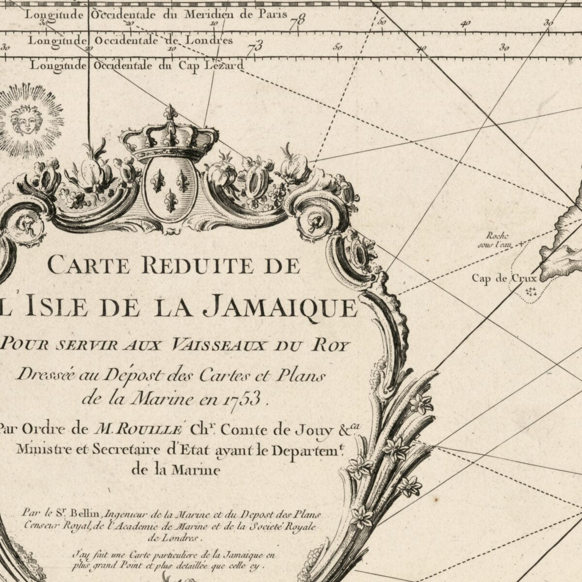 This old map of Carte Reduite De L&