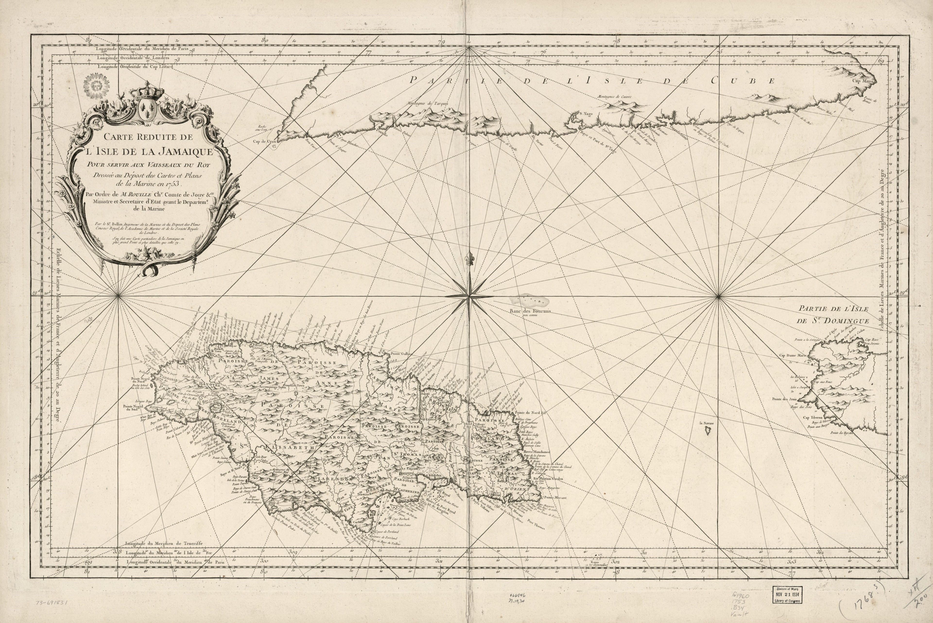 This old map of Carte Reduite De L&