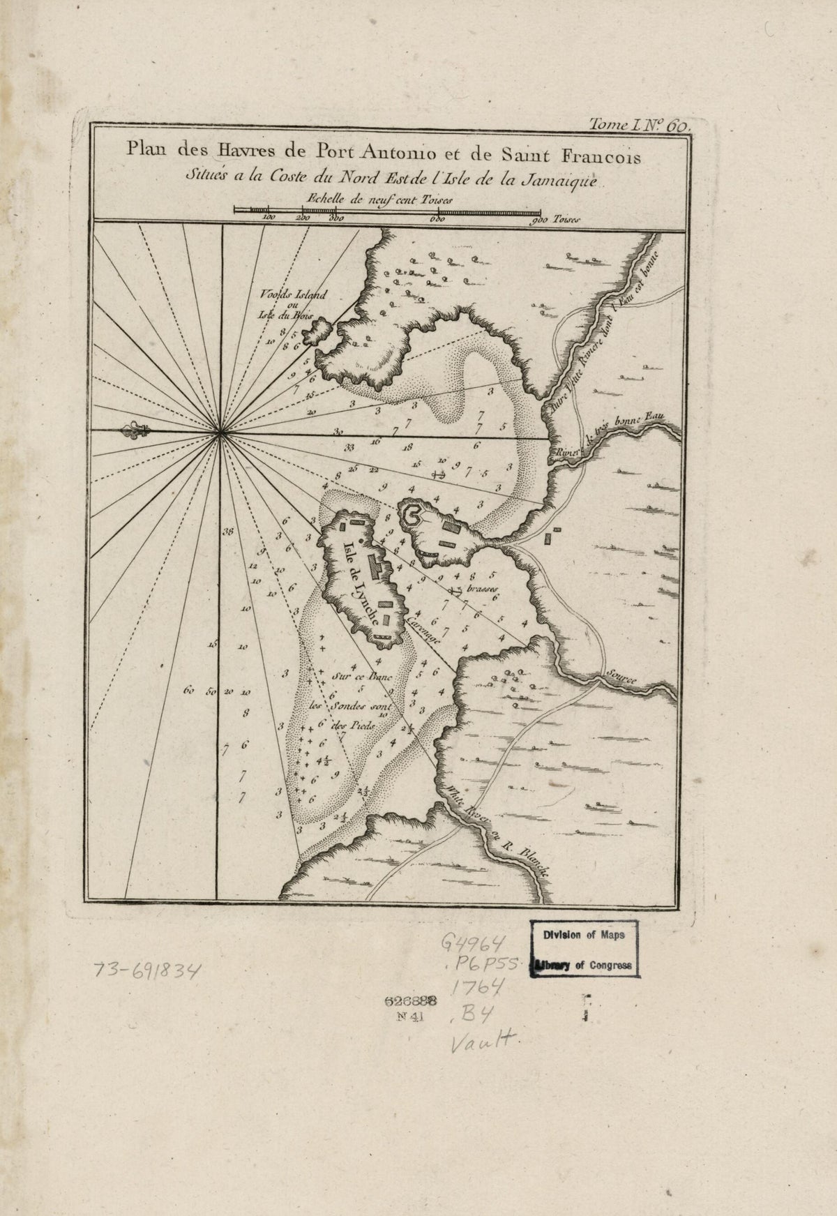Plan Des Havres De Port Antonio Et De Saint Francois : Situés a La Coste Du Nord Est De L&