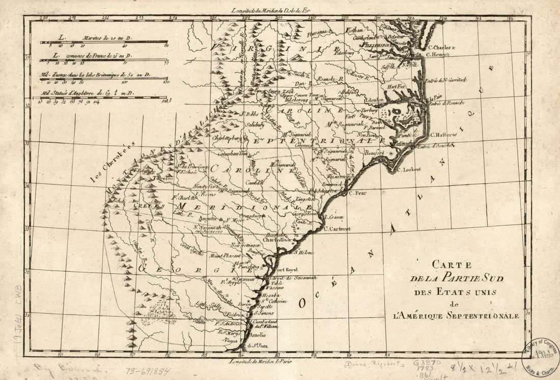 This old map of Carte De La Partie Sud Des Etats Unis De L&