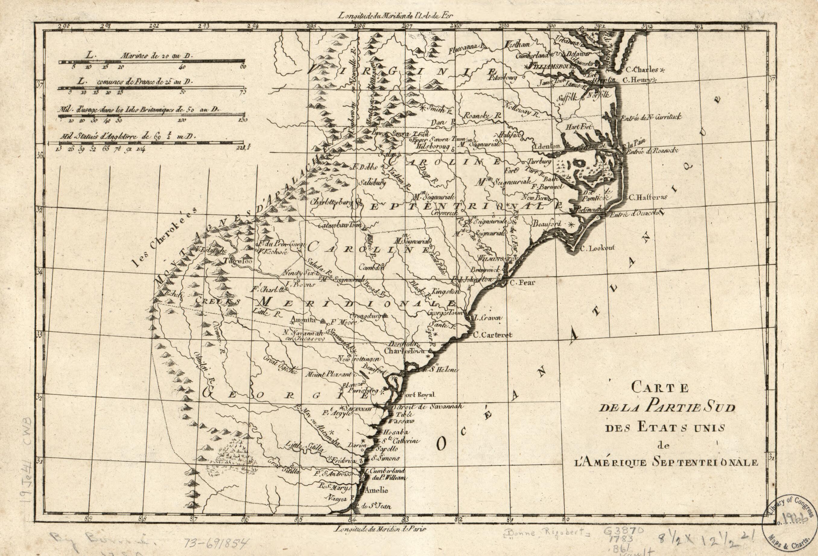 This old map of Carte De La Partie Sud Des Etats Unis De L&