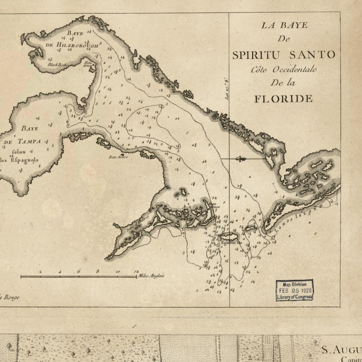 This old map of La Baye De Spiritu Santo, Côte Occidentale De La Floride. S. Augustin, Capitale De La Floride Orientale from 1778 was created by William Faden,  Louis in 1778