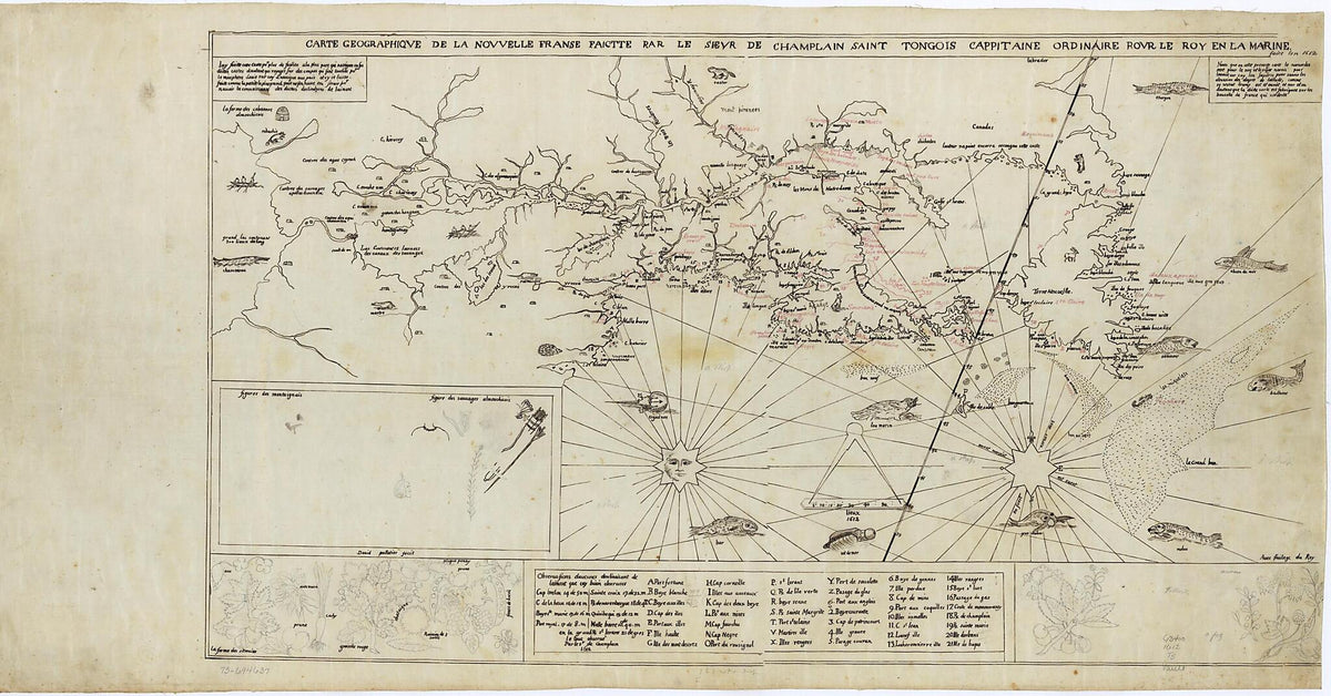 Carte Geographiqve De La Novvelle Franse 1850 by Relic Map Company