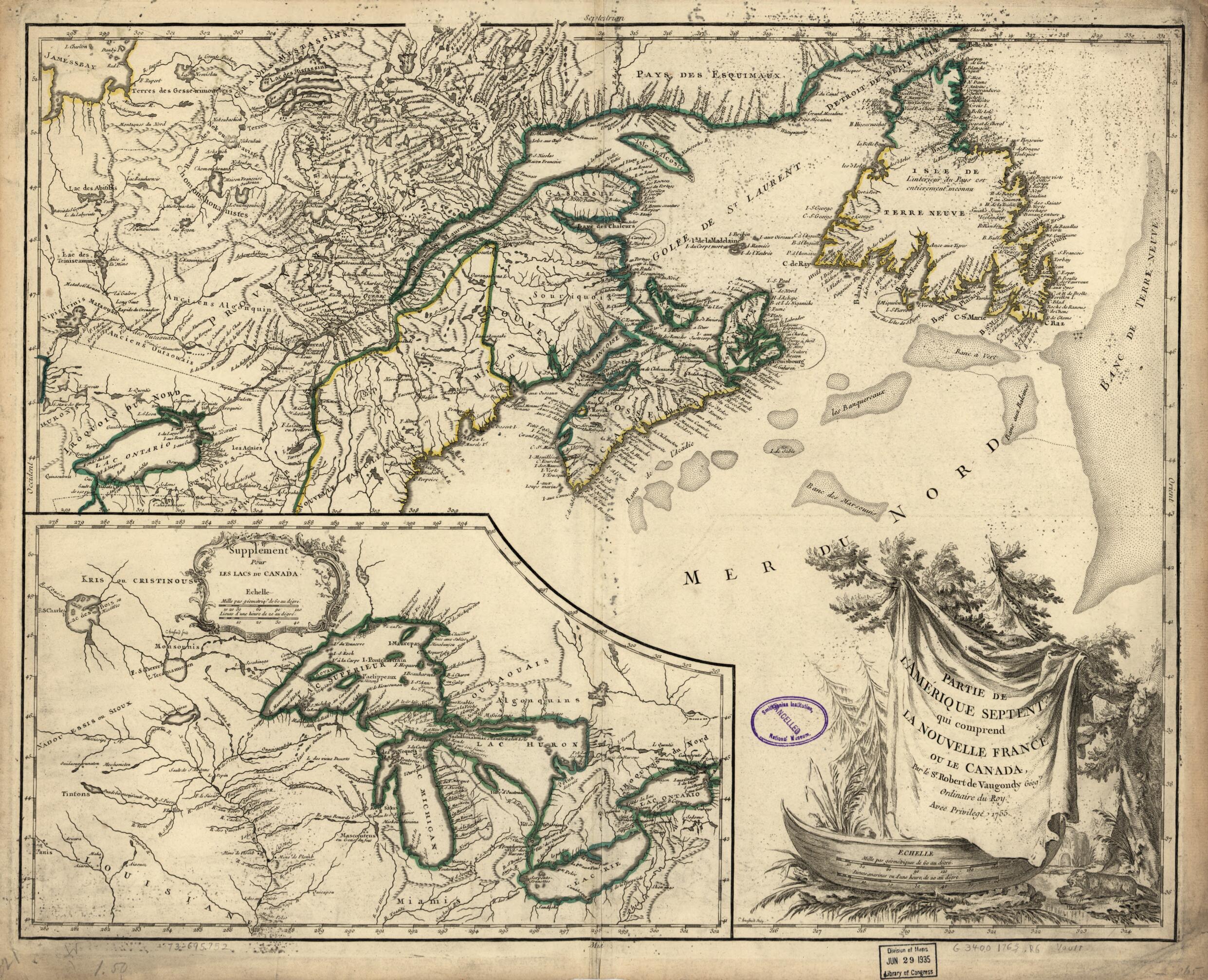 This old map of Partie De L&