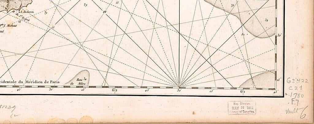 This old map of Carte Réduite De L&