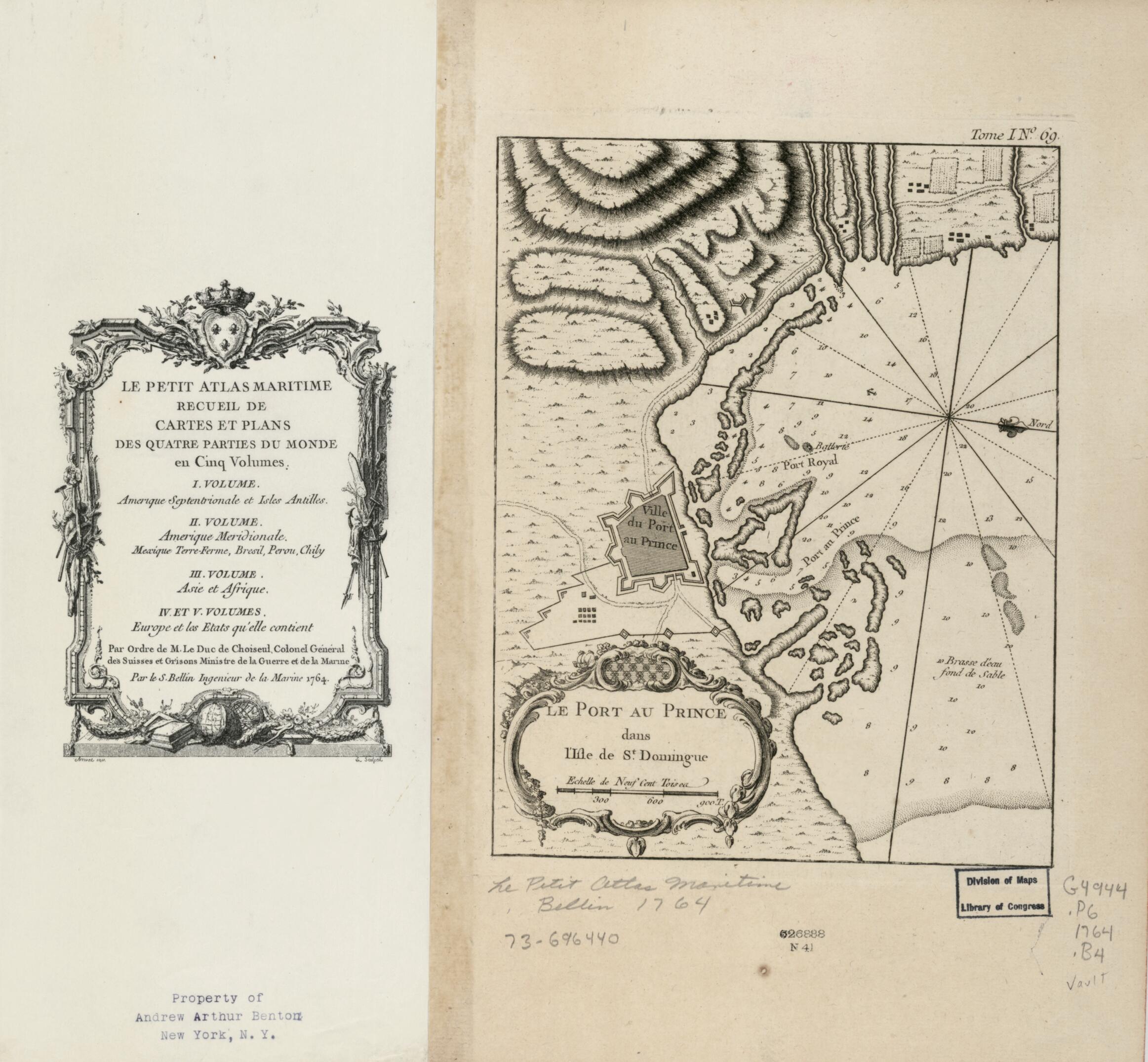 This old map of Le Port Au Prince Dans L&