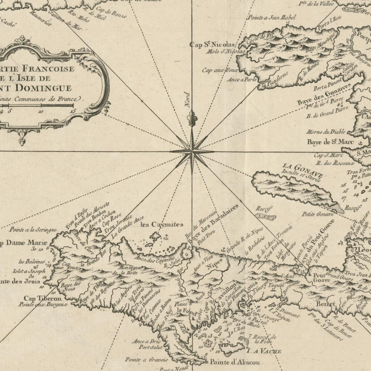 This old map of La Partie Françoise De L&